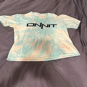 Onit Tye Dye Cropped & Distressed Tee